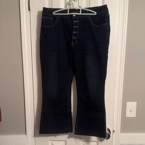 Women's Dark Blue Jeans
